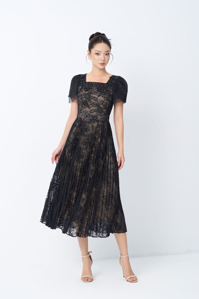 ĐẦM XẾP LI D07802