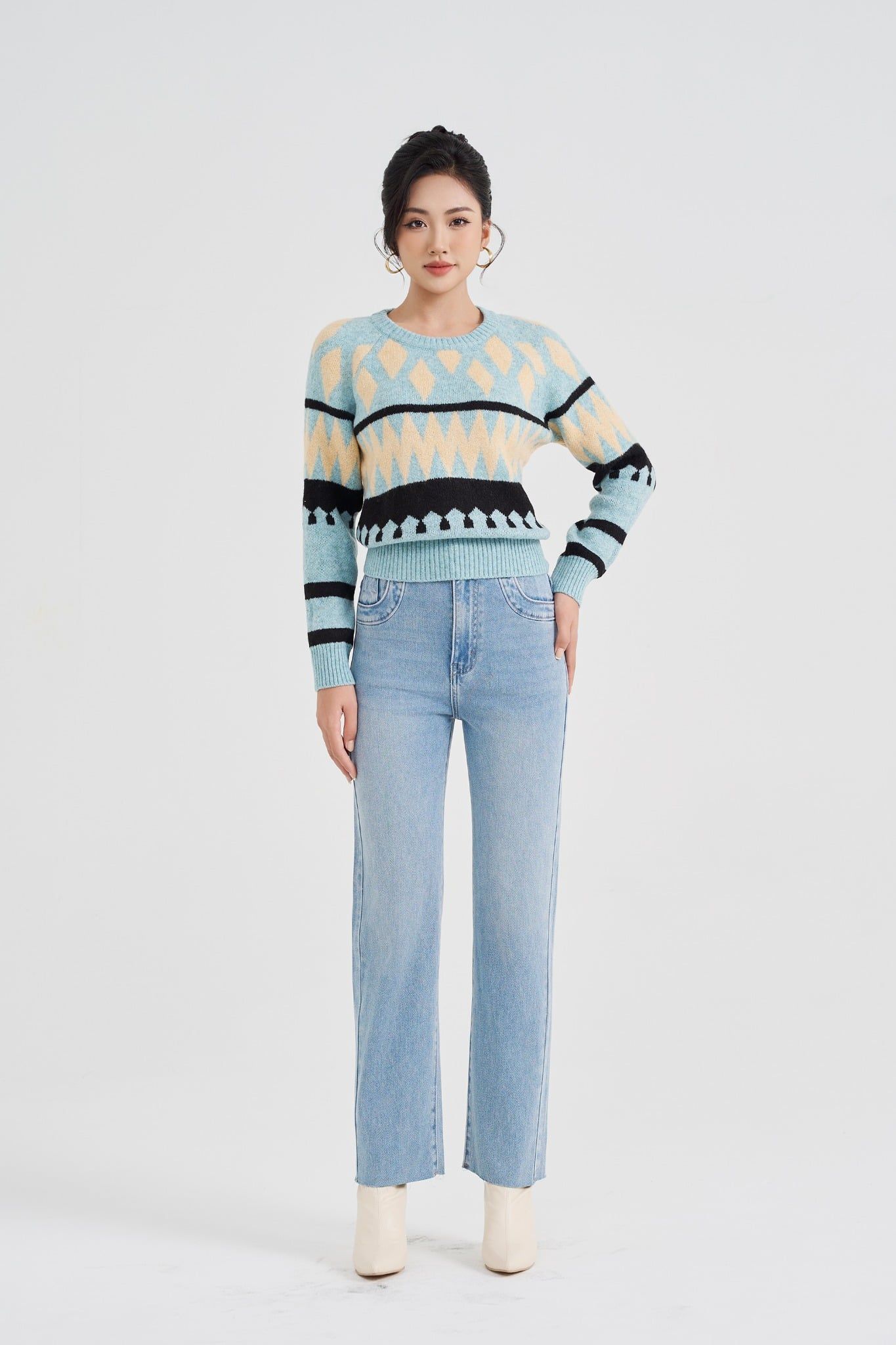 ÁO LEN KẺ AL62492