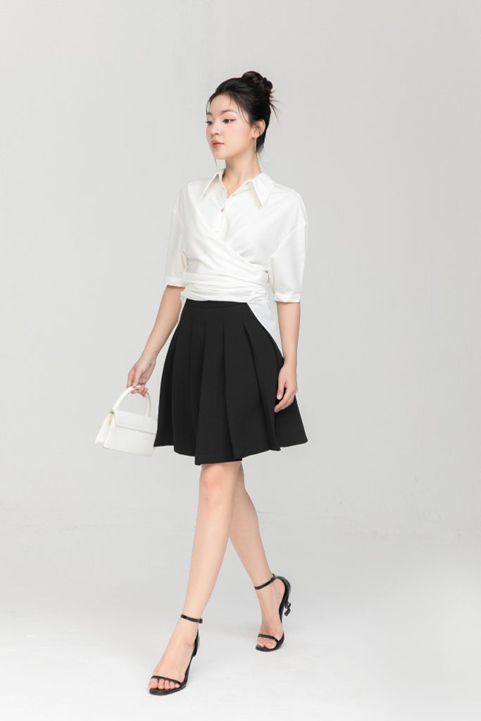 ÁO SƠ MI XOẮN EO SM02462