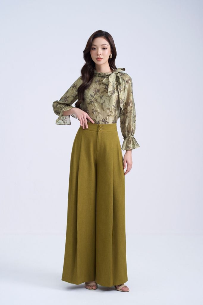 QUẦN CULOTTES XẾP LI Q15592
