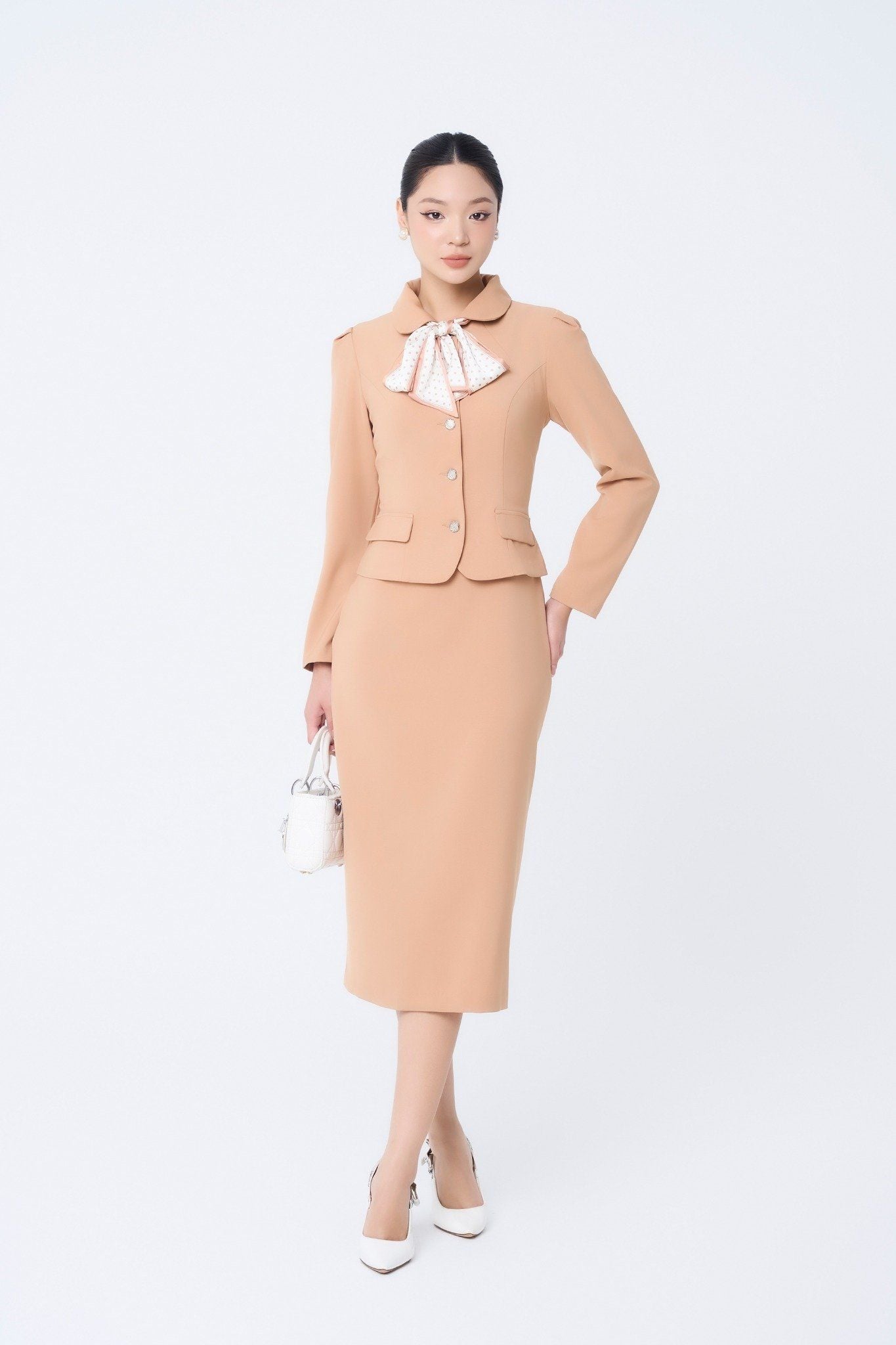 ĐẦM LIÊN THIẾT KẾ PHỐI KHĂN D14732