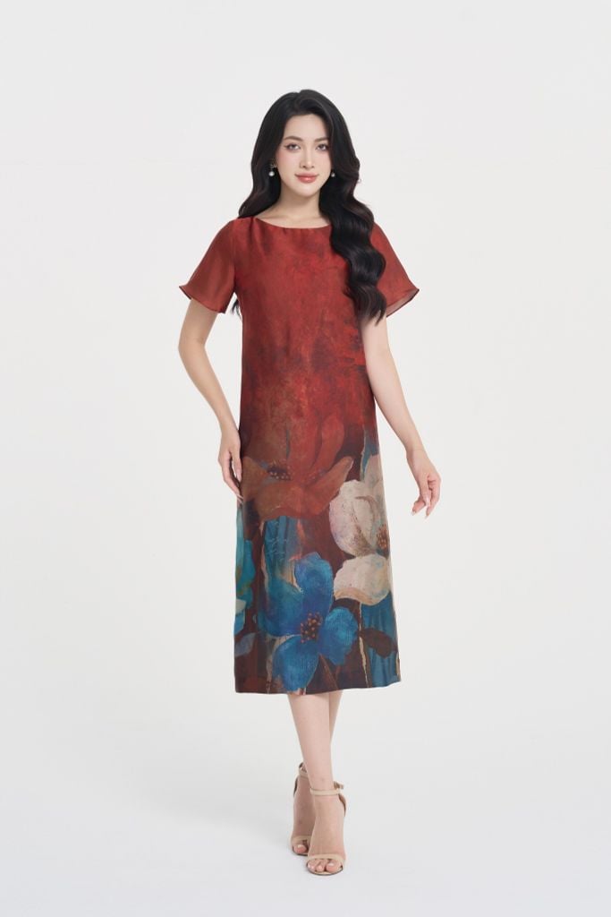 ĐẦM SUÔNG LỤA D00402