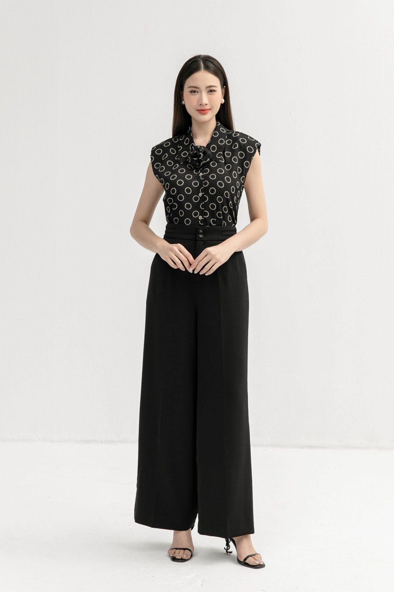 SƠ MI HỌA TIẾT SM18722