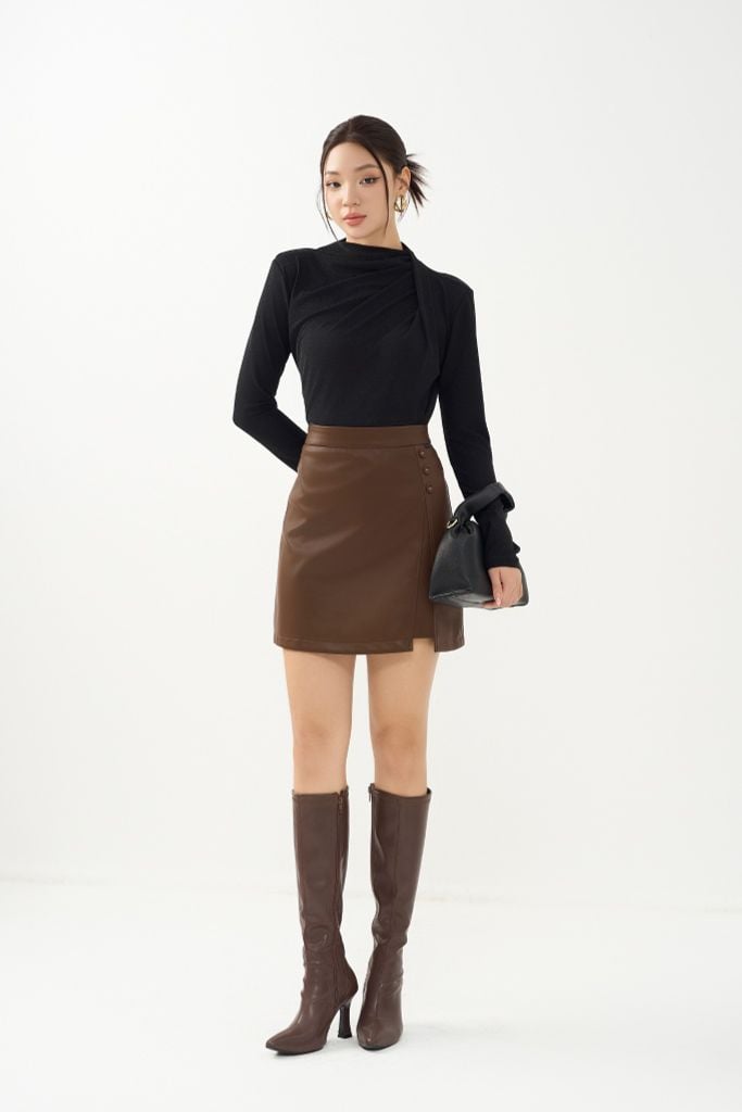 ÁO THUN NHÚN CỔ TS60222