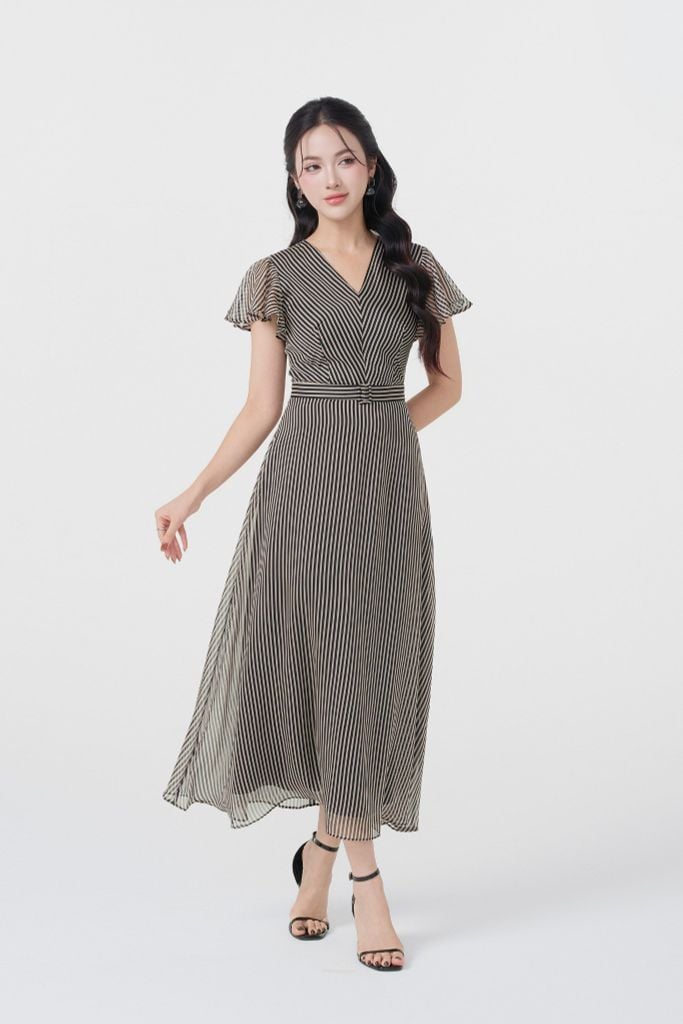ĐẦM KẺ TAY RỦ D02472