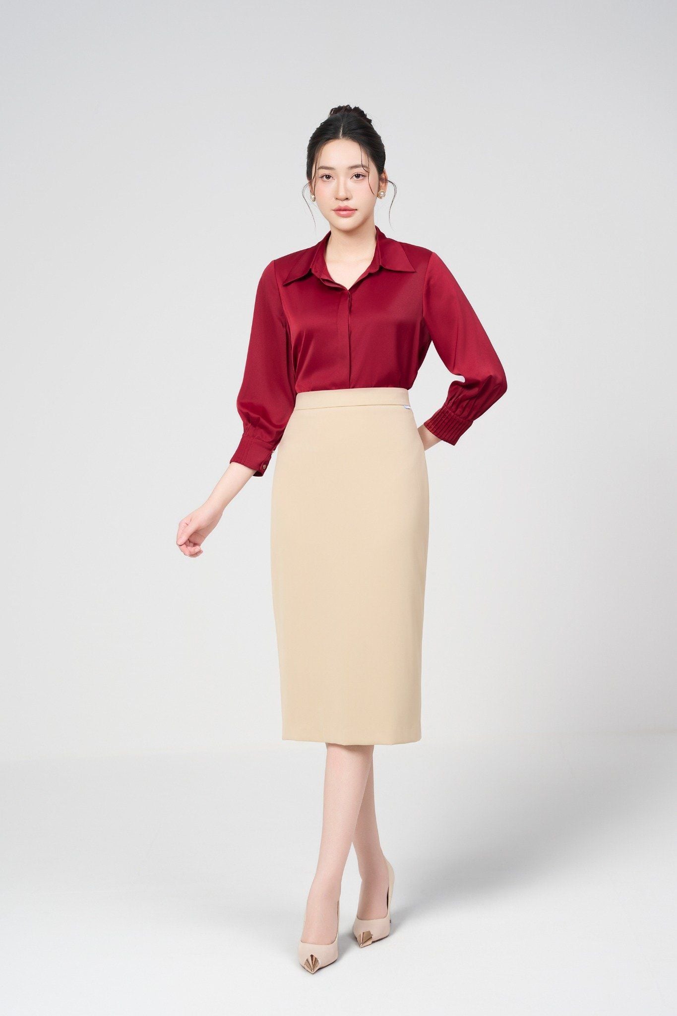 CHÂN VÁY BÚT CHÌ Z18112