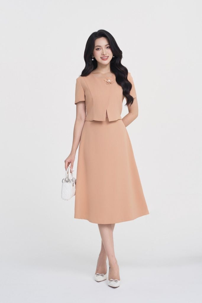 ĐẦM LIỀN THIẾT KẾ D43042