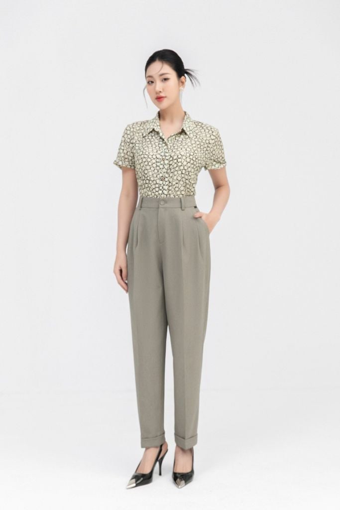 QUẦN BAGGY XÁM Q17362