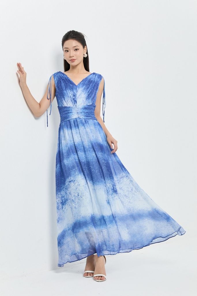 ĐẦM MAXI HỌA TIẾT D00272