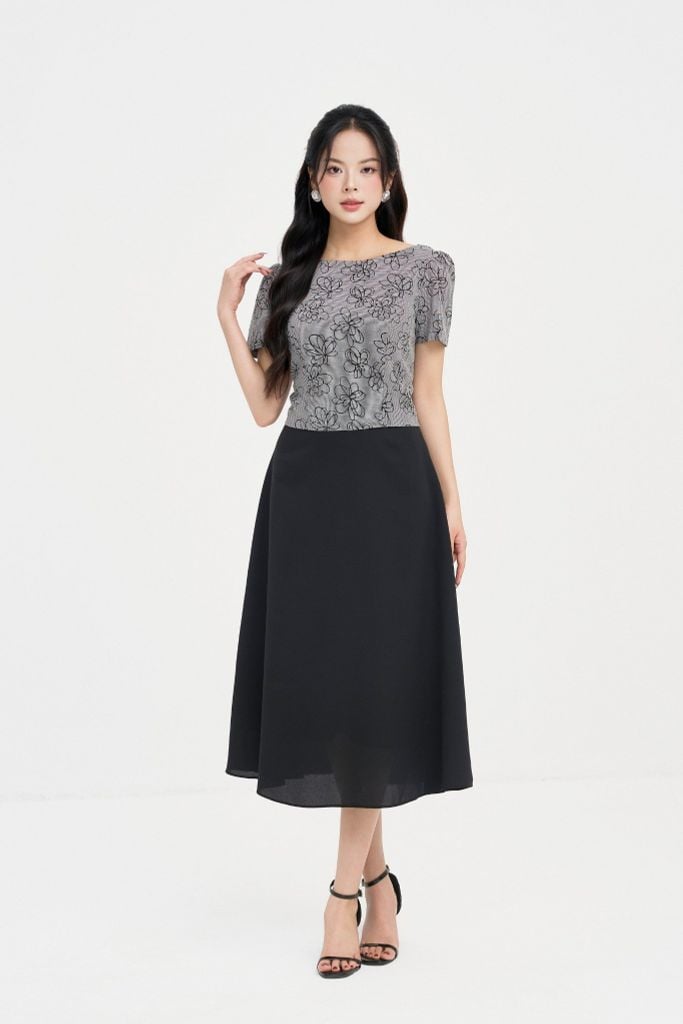 ĐẦM LIỀN THIẾT KẾ D40332
