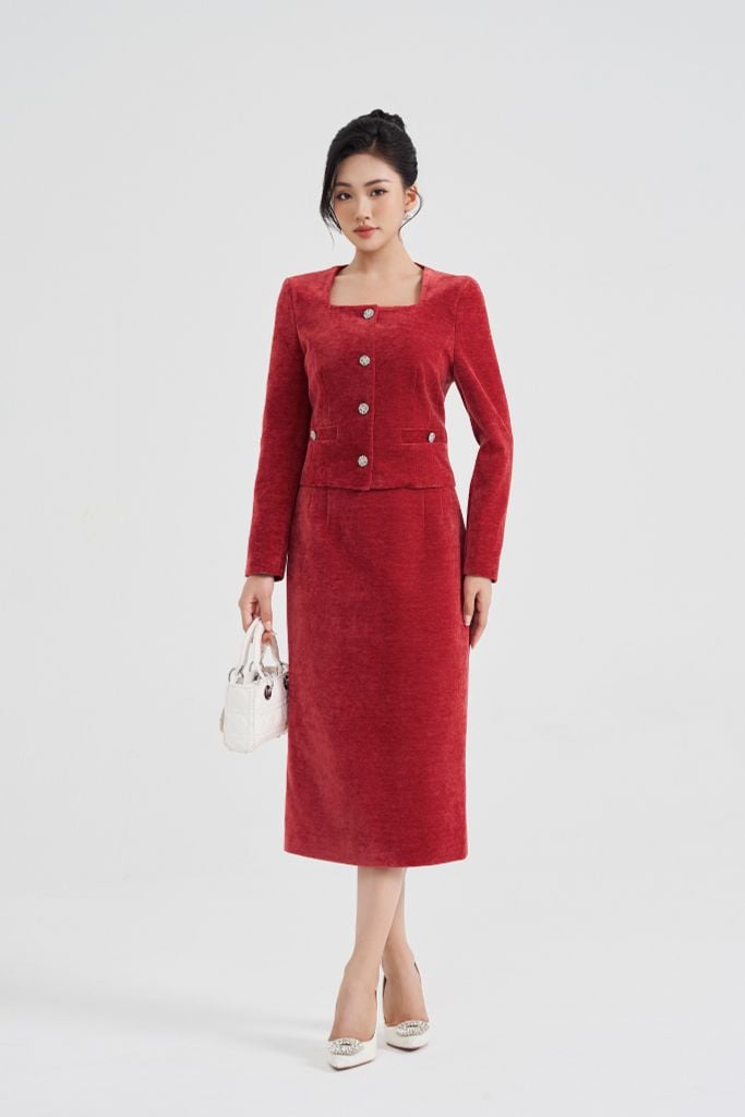 ÁO ĐÍNH KHUY ĐÁ A11052