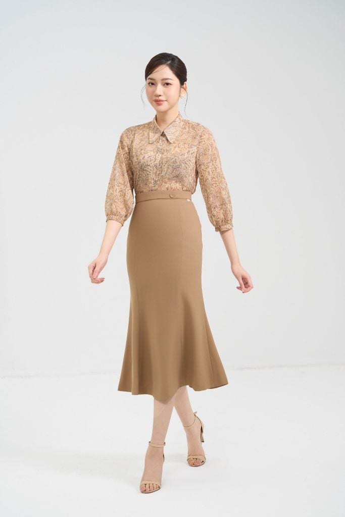 SƠ MI HỌA TIẾT SM15122