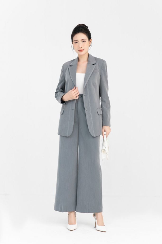 ÁO VEST DÁNG SUÔNG AK10932