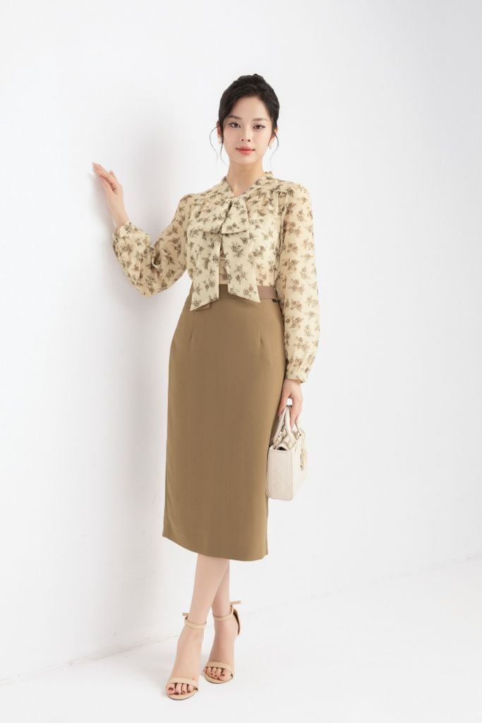 SƠ MI CỔ NƠ SM12732