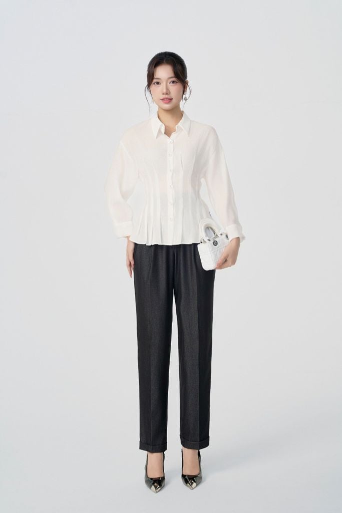 ÁO SƠ MI CHIẾT EO SM01462