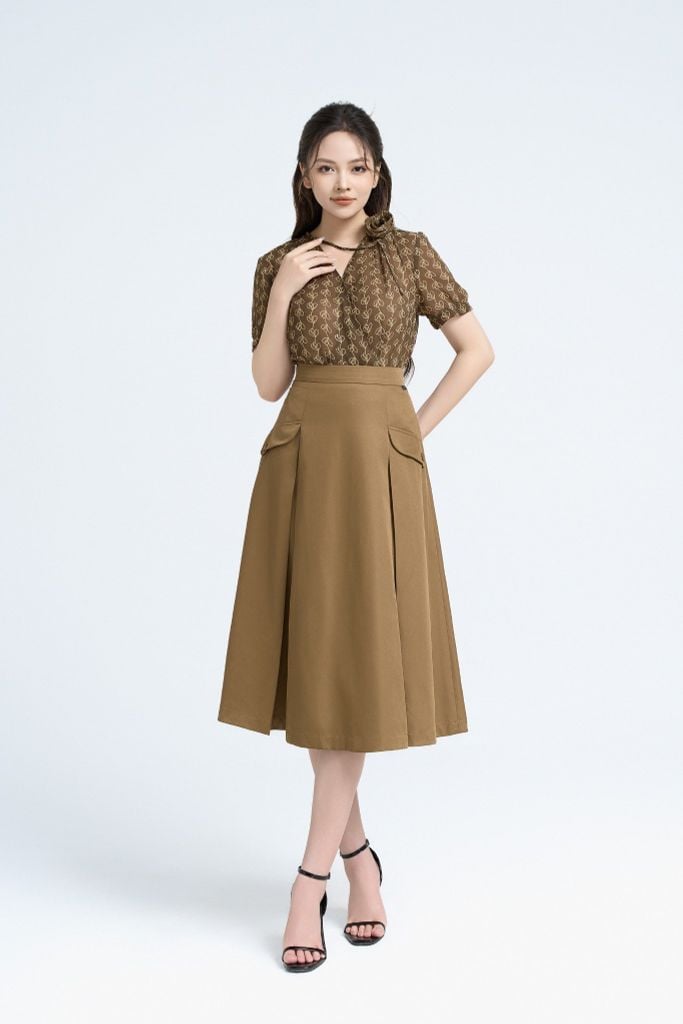 CHÂN VÁY MIDI Z05752