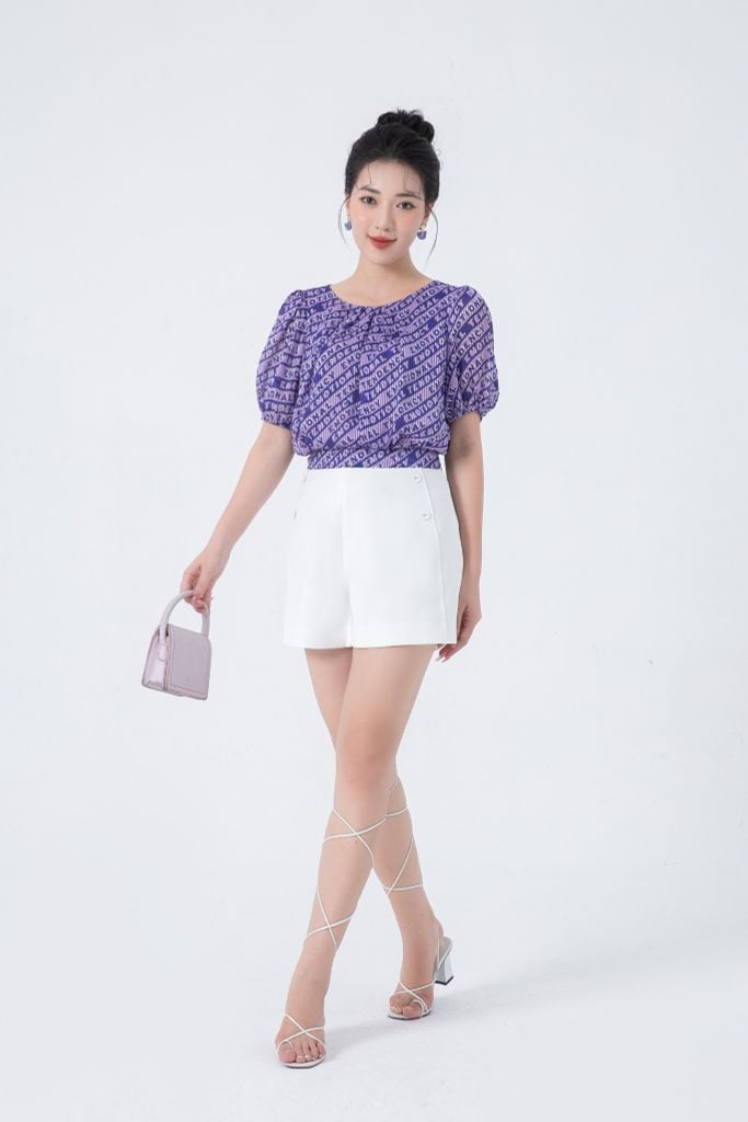 Sơ mi nữ tay lỡ 659  NEM FASHION