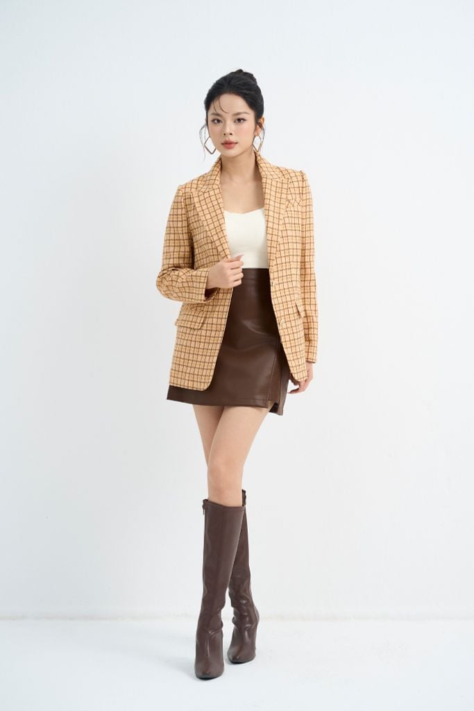 ÁO VEST DẠ KẺ AK13762