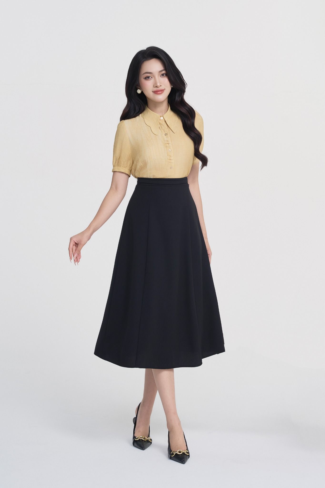 CHÂN VÁY DÁNG A Z40062