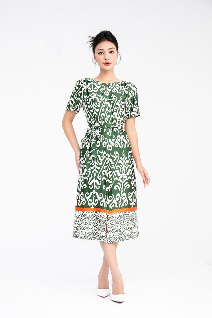 ĐẦM SUÔNG HỌA TIẾT D03832