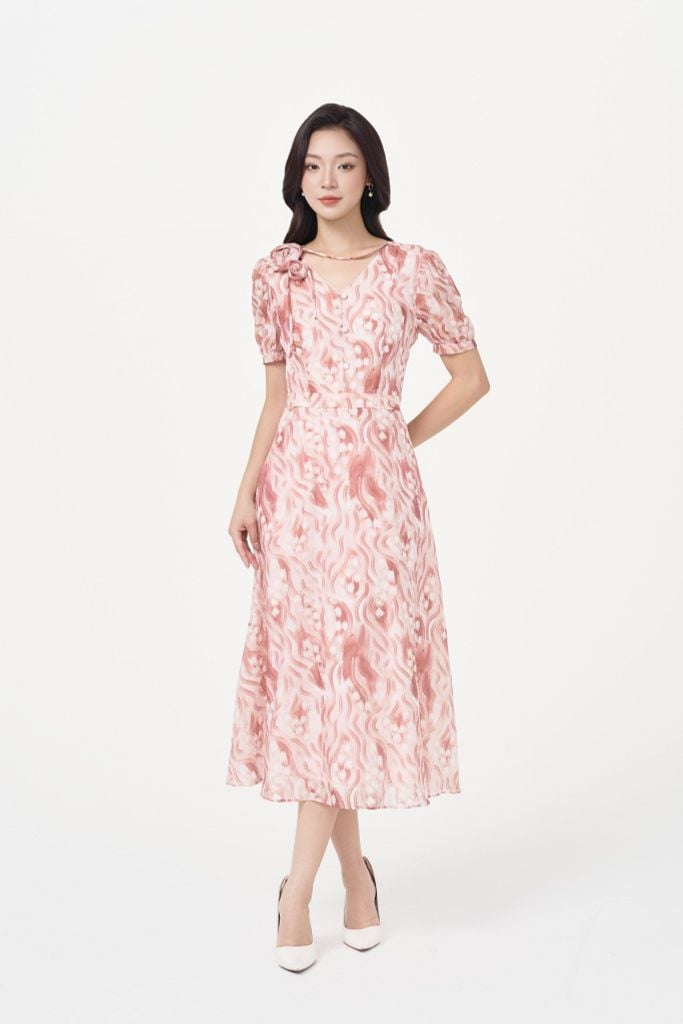 ĐẦM HOẠ TIẾT D01482