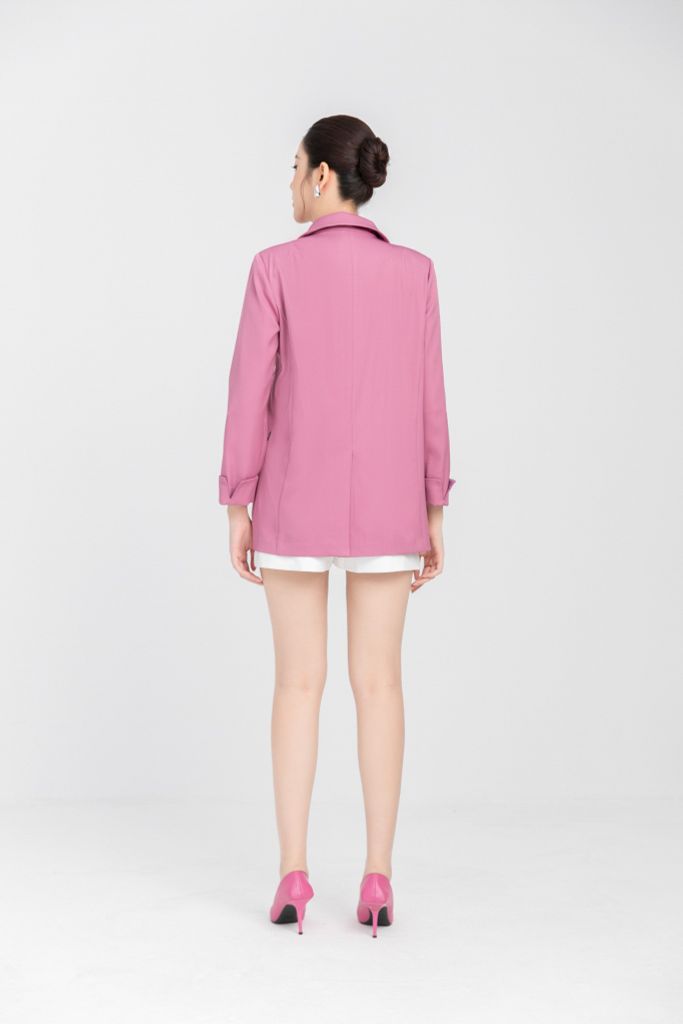  ÁO VEST HỒNG AK15032 