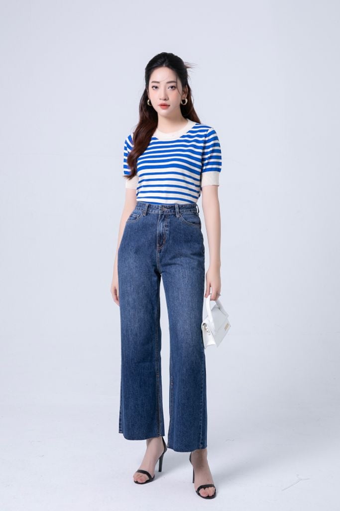 QUẦN JEANS ỐNG LOE Q67182