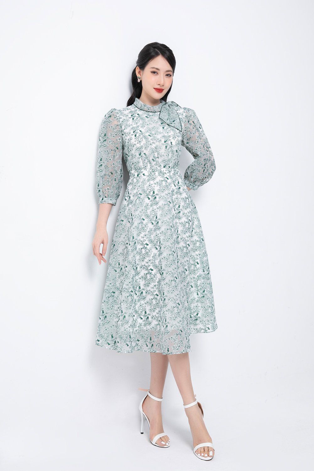 ĐẦM HOA VAI BỒNG D14792