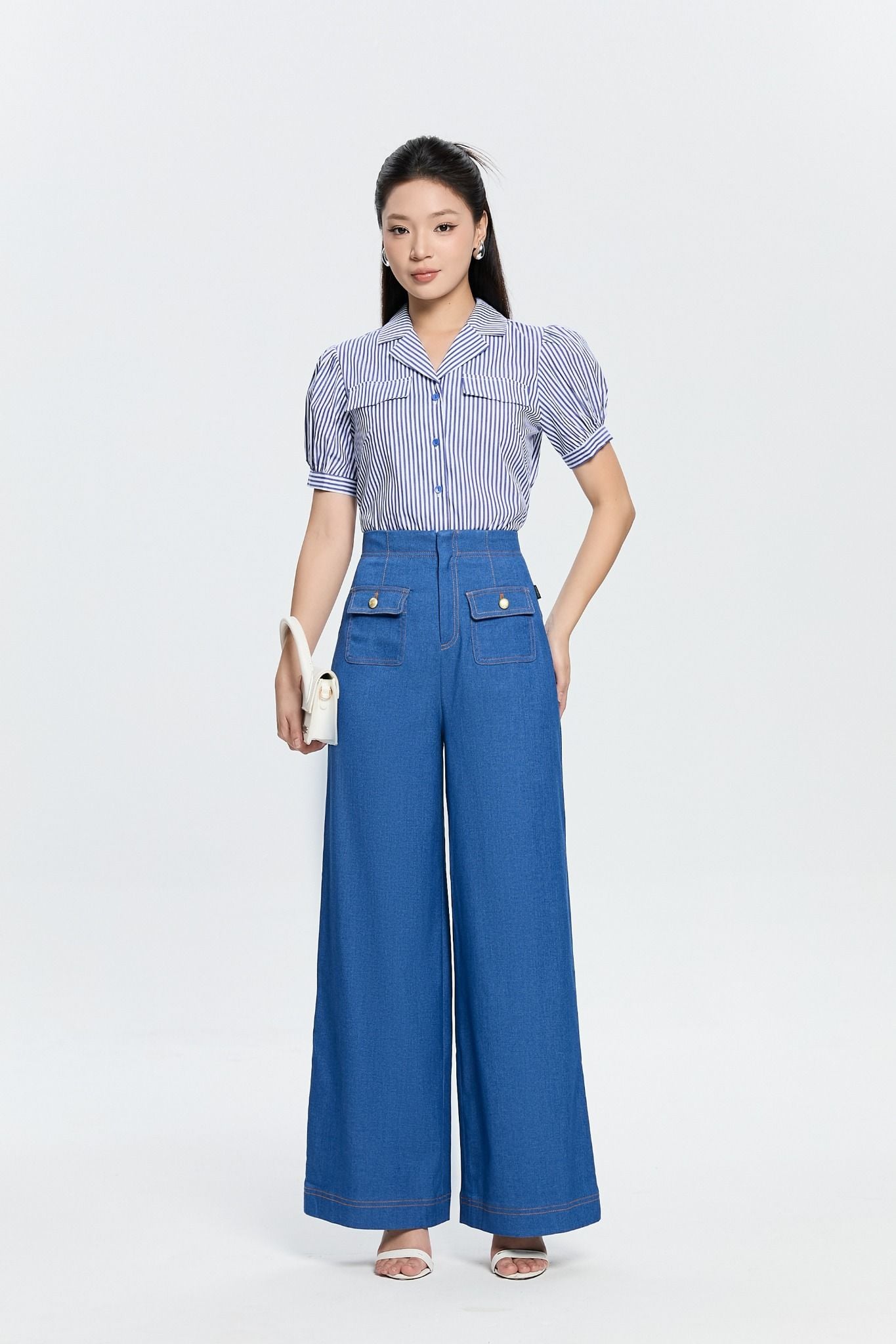 QUẦN JEANS ỐNG RỘNG Q00292