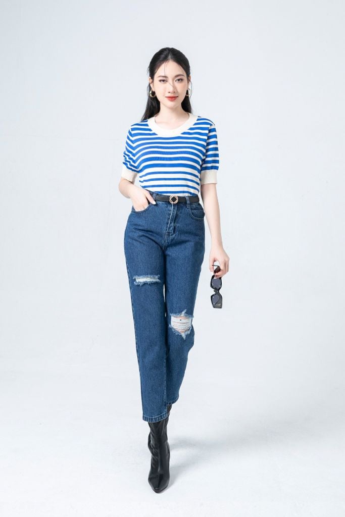 QUẦN JEANS RÁCH Q67162