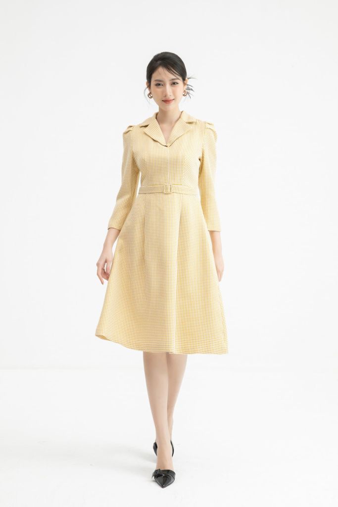 ĐẦM CỔ VEST D16802