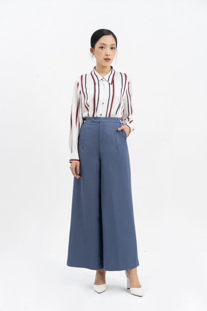 QUẦN CULOTTES XANH Q06612