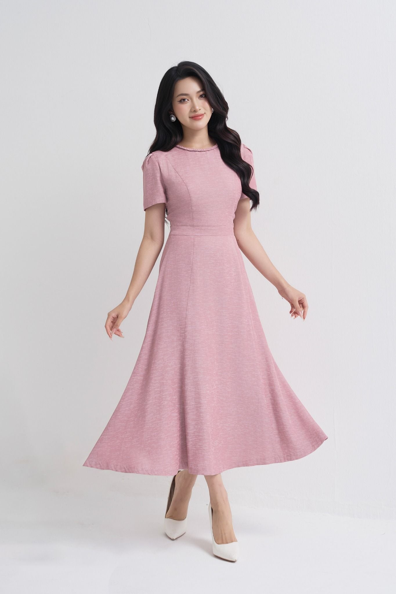 ĐẦM CỔ TẾT D00692