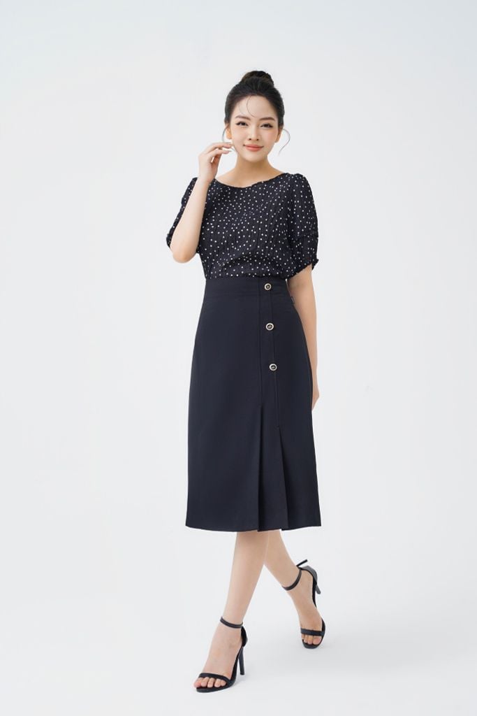 SƠ MI CHẤM BI SM40892