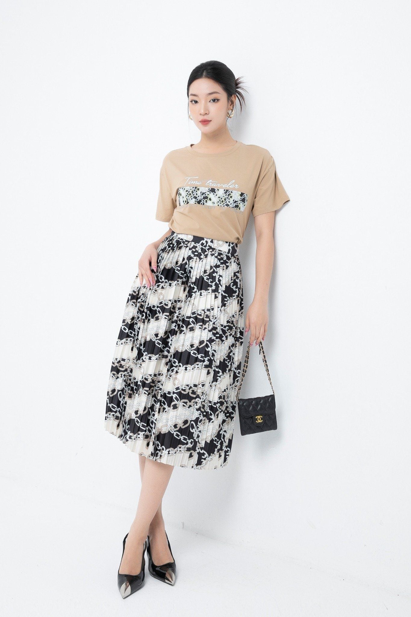 CHÂN VÁY HỌA TIẾT Z16982