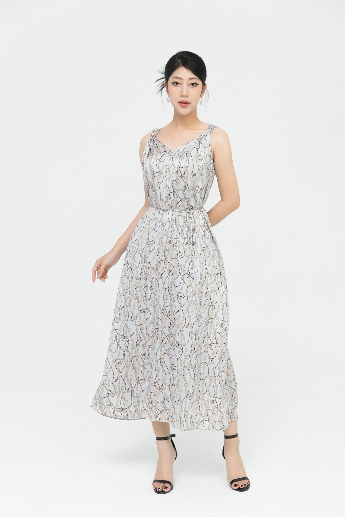 ĐẦM HỌA TIẾT D13802