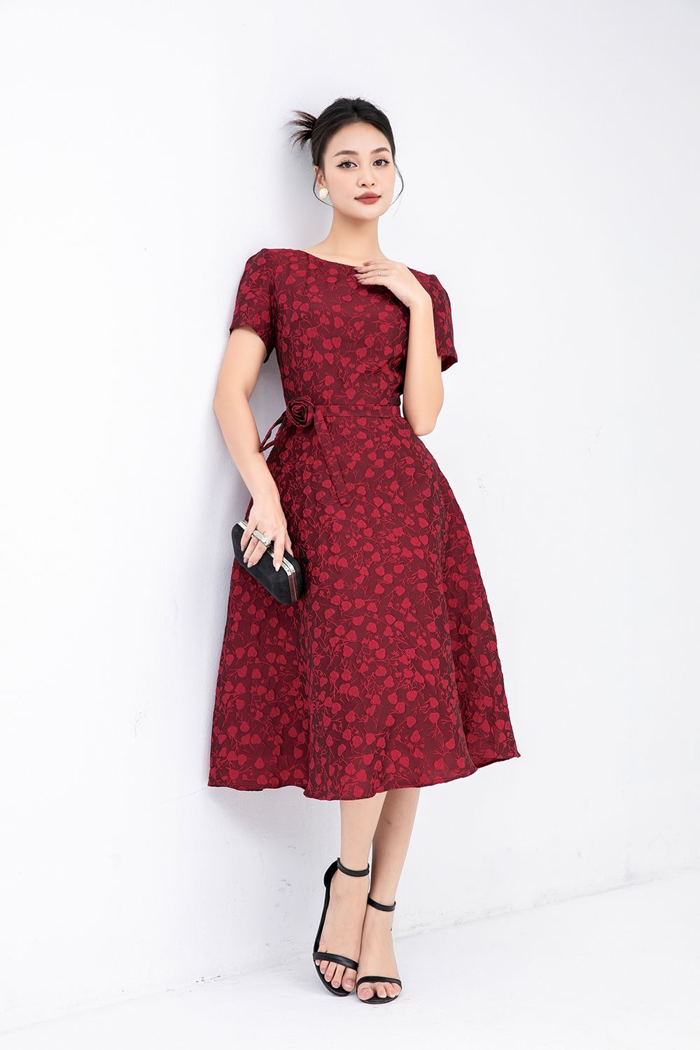 ĐẦM TIỆC GẤM D06482