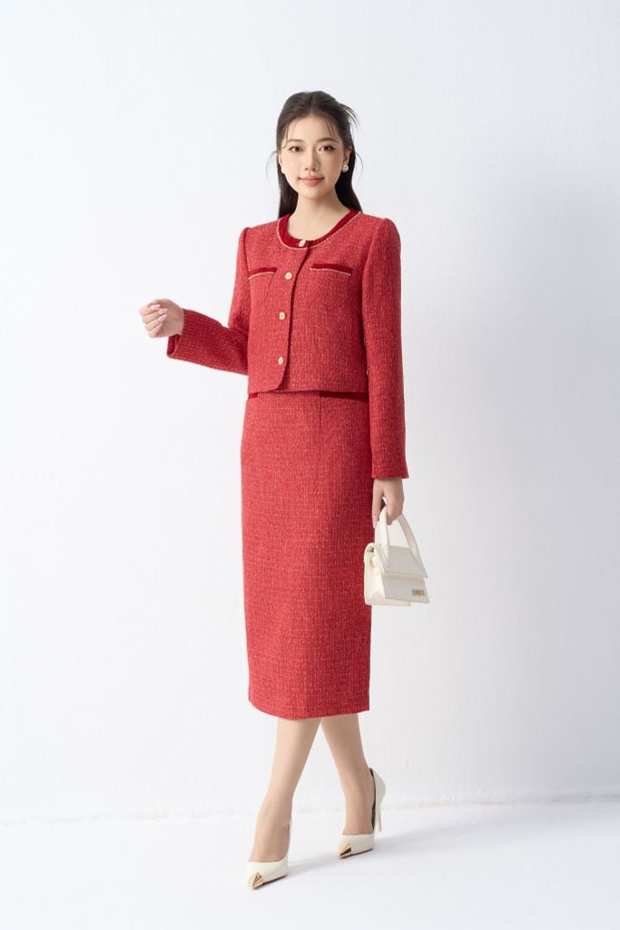 ÁO DẠ VIỀN NHUNG AK10612