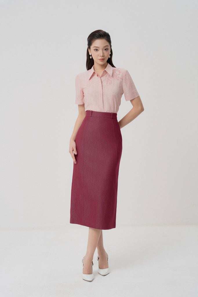 CHÂN VÁY BÚT CHÌ Z17992