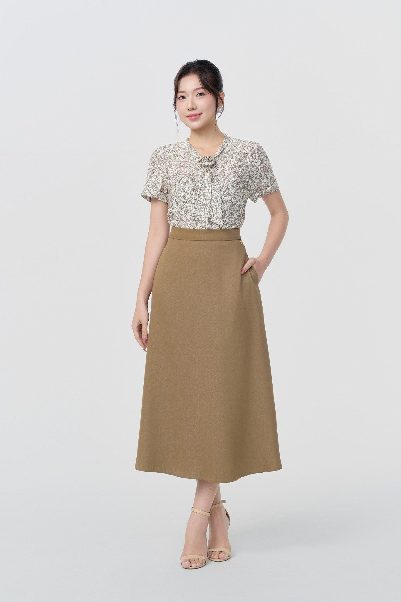 CHÂN VÁY MIDI Z01012