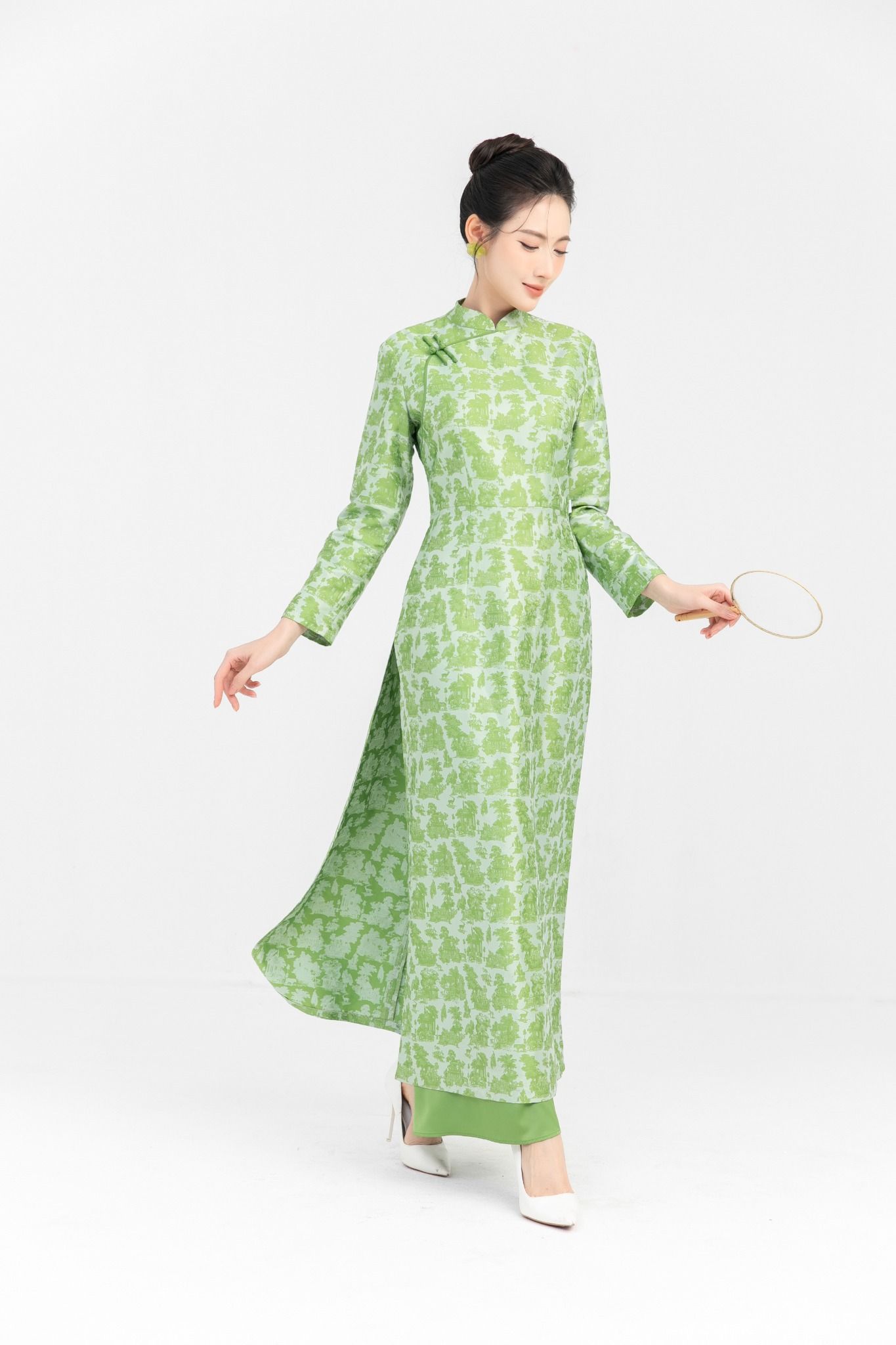 ÁO DÀI GẤM AD14392