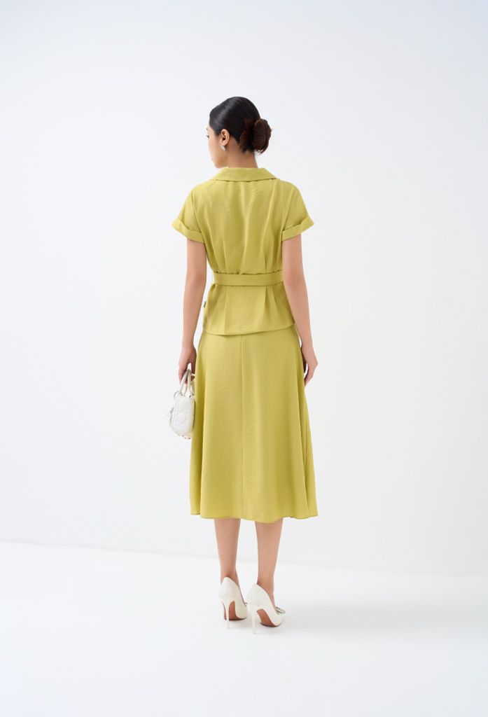  ÁO PEPLUM CỔ VEST SM01322 