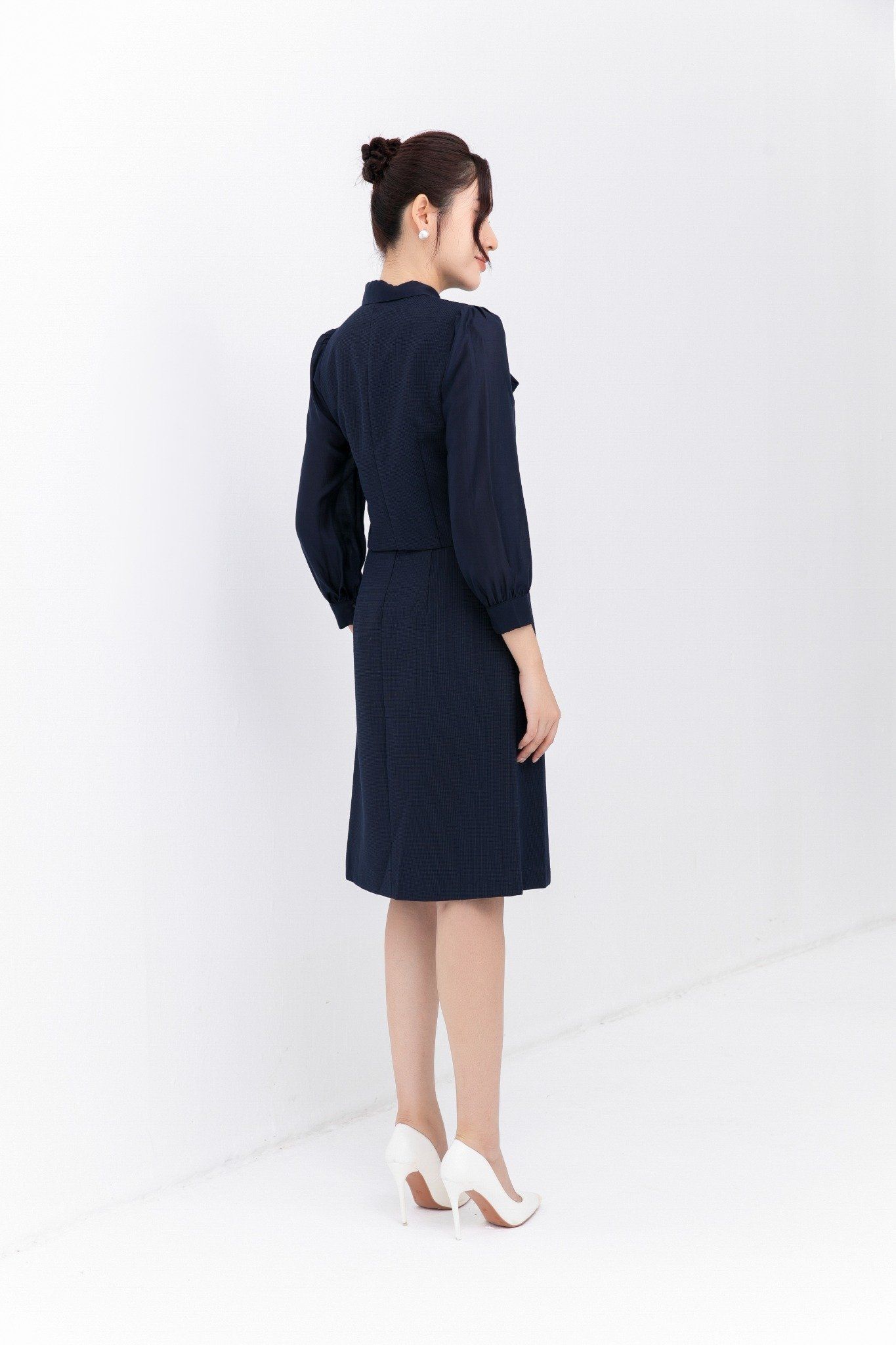 ÁO DẠ TWEED PHA LỤA AK09252