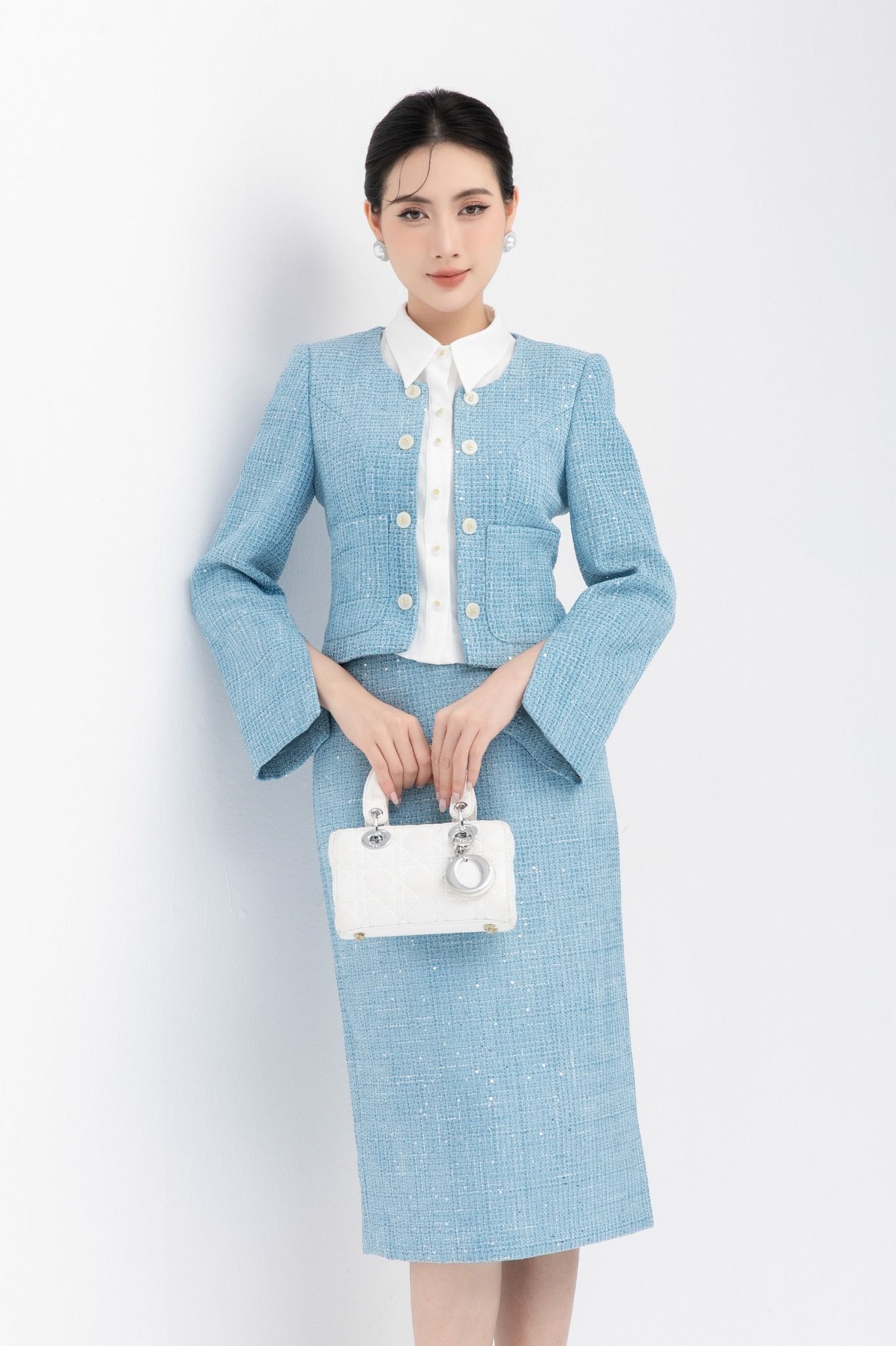 CHÂN VÁY BÚT CHÌ Z11202