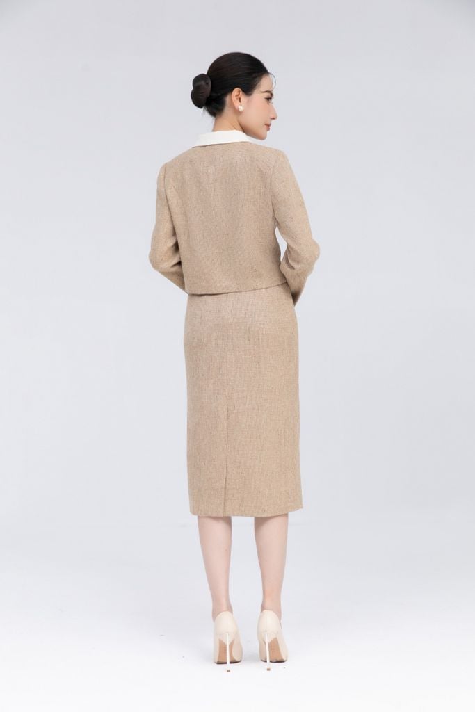  ÁO DẠ KÈM CỔ SƠ MI AK11292 