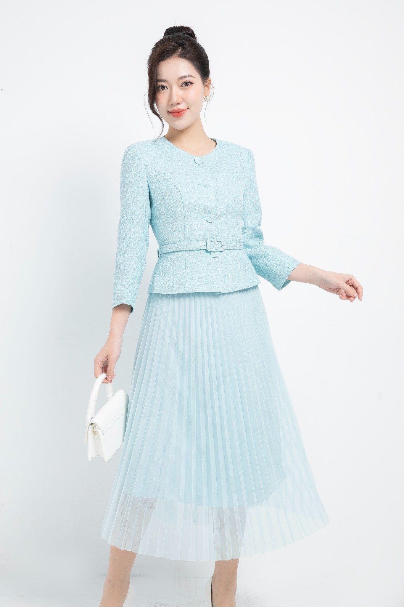 CHÂN VÁY XẾP LI Z12142