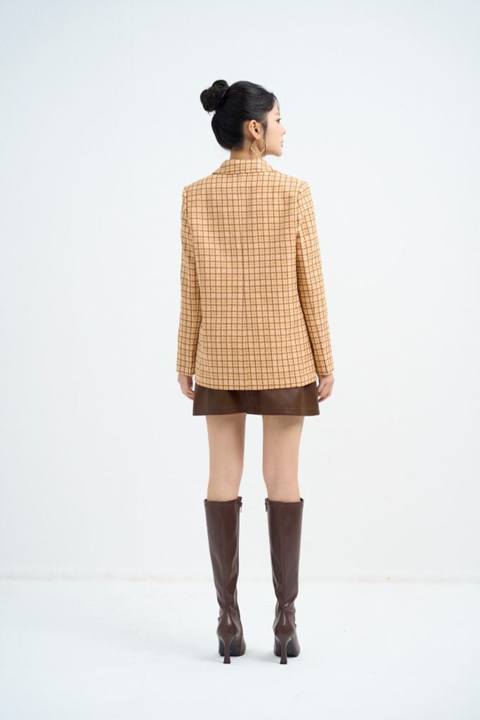  ÁO VEST DẠ KẺ AK13762 