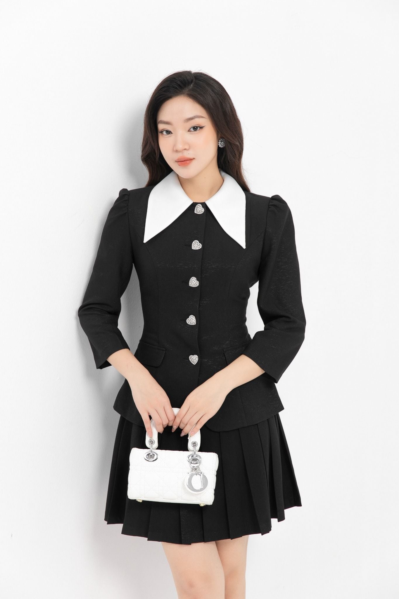 ÁO VEST CỔ NHỌN AK14272