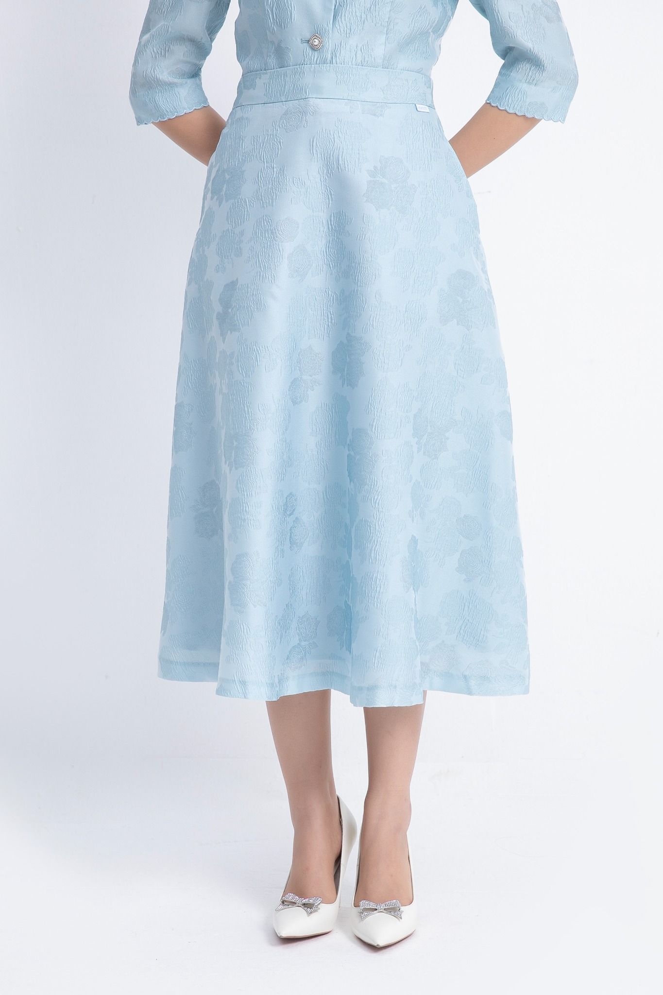 CHÂN VÁY MIDI Z14572