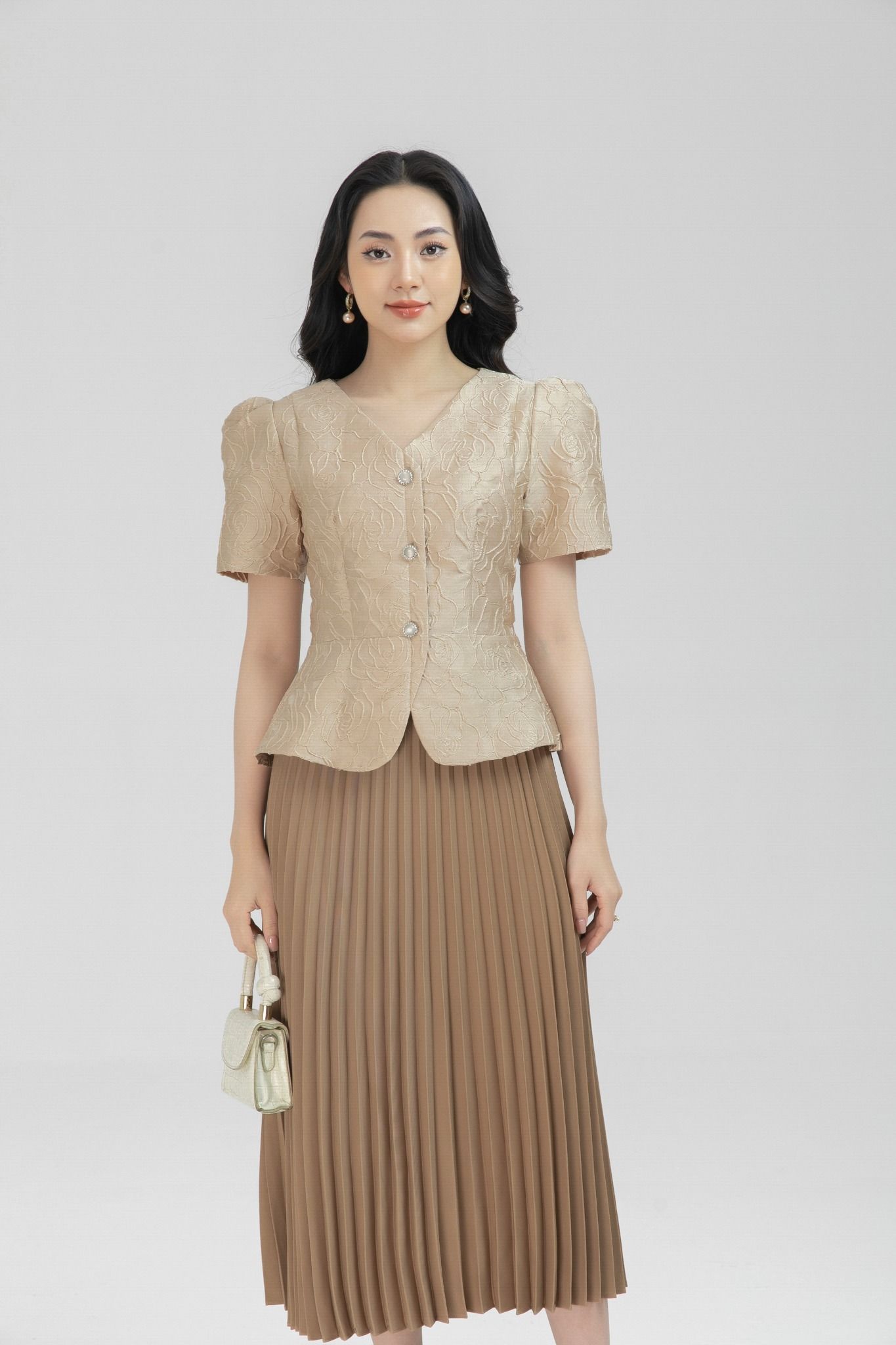 Áo Công Sở Cộc Tay 1199 – Nem Fashion